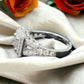 1.25 Ct Diamond 10k Engagement/Wedding Ring (White Gold)