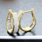 1/2Ct Sterling Silver Diamond Hoop Earrings HUGGIE STUDS