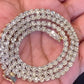 4 Ct 4MM 20 Inch 10k 33.78 GRAM GOLD Diamond Tennis Chain